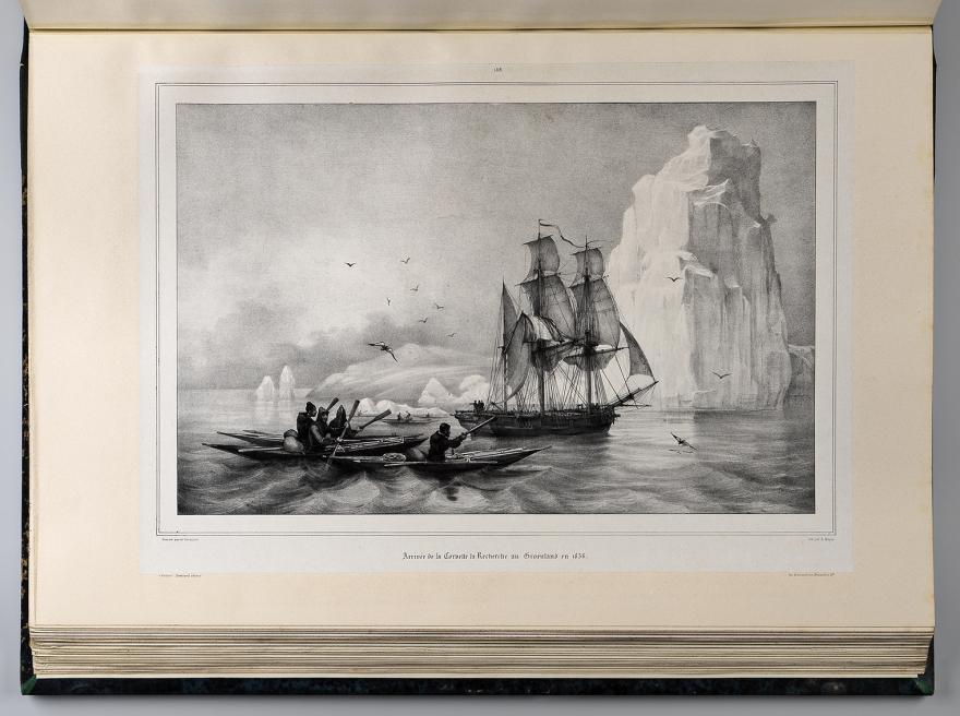 Media Name: Arrivée de la corvette La Recherche au Groënland en 1836