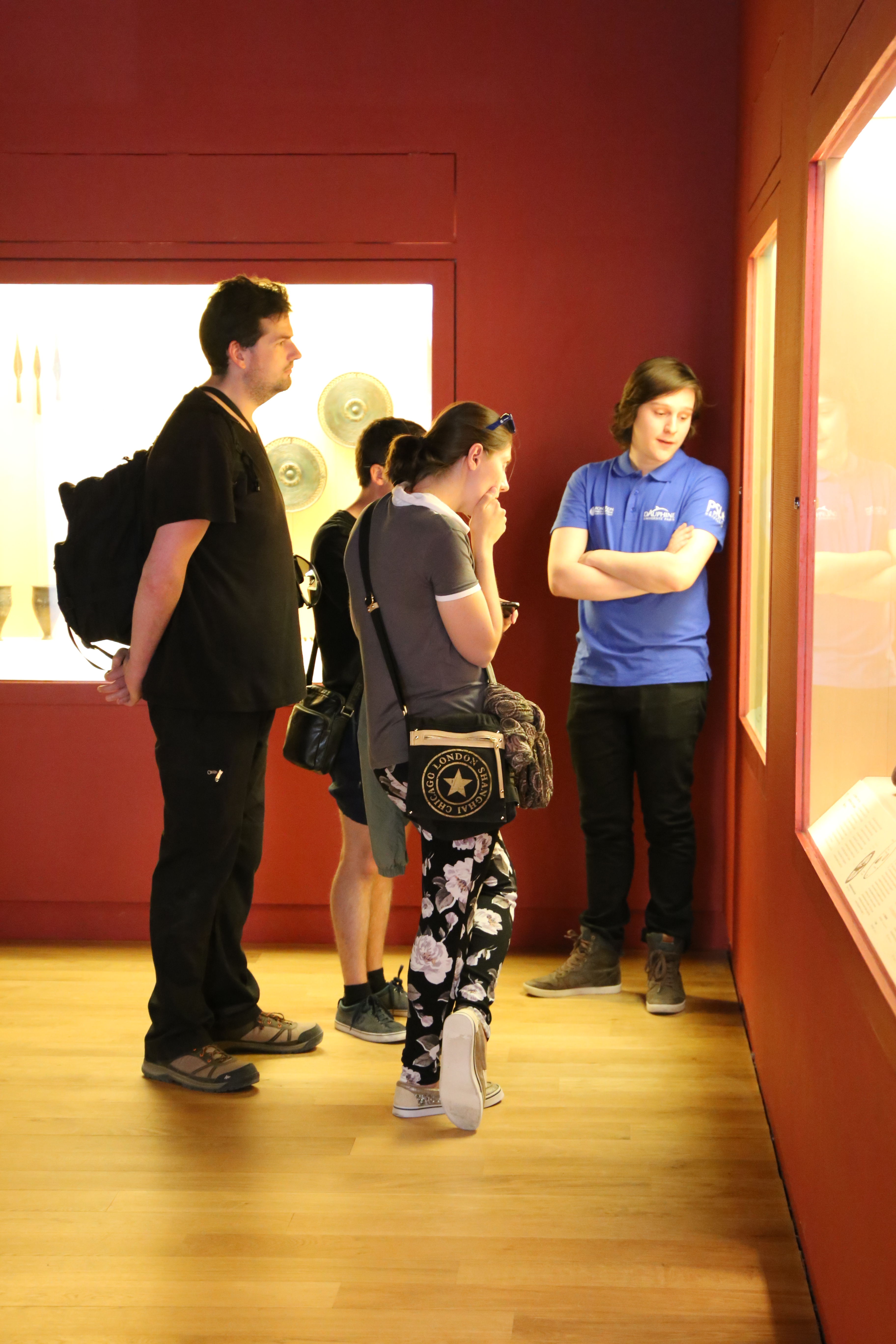 Etudiant pour la Nuit des musées