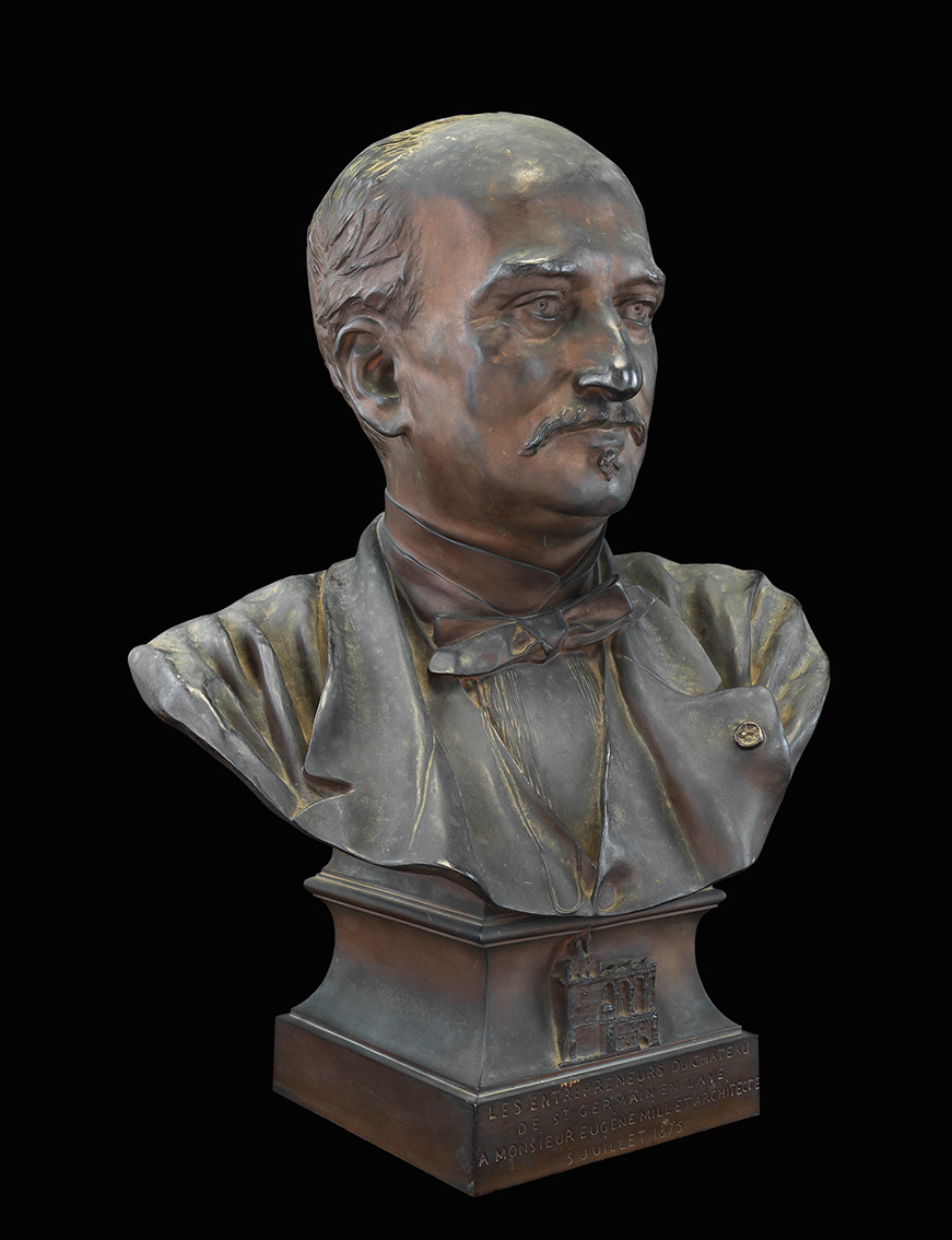 Eugène Millet par Henri Chapu (de 3/4)