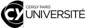 Logo Cergy Paris Université Blanc