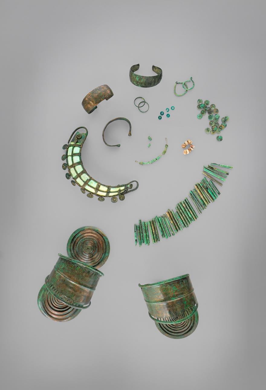 Mobilier funéraire de la sépulture 101 de La Colombine 