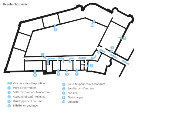 plan des salles du rdc