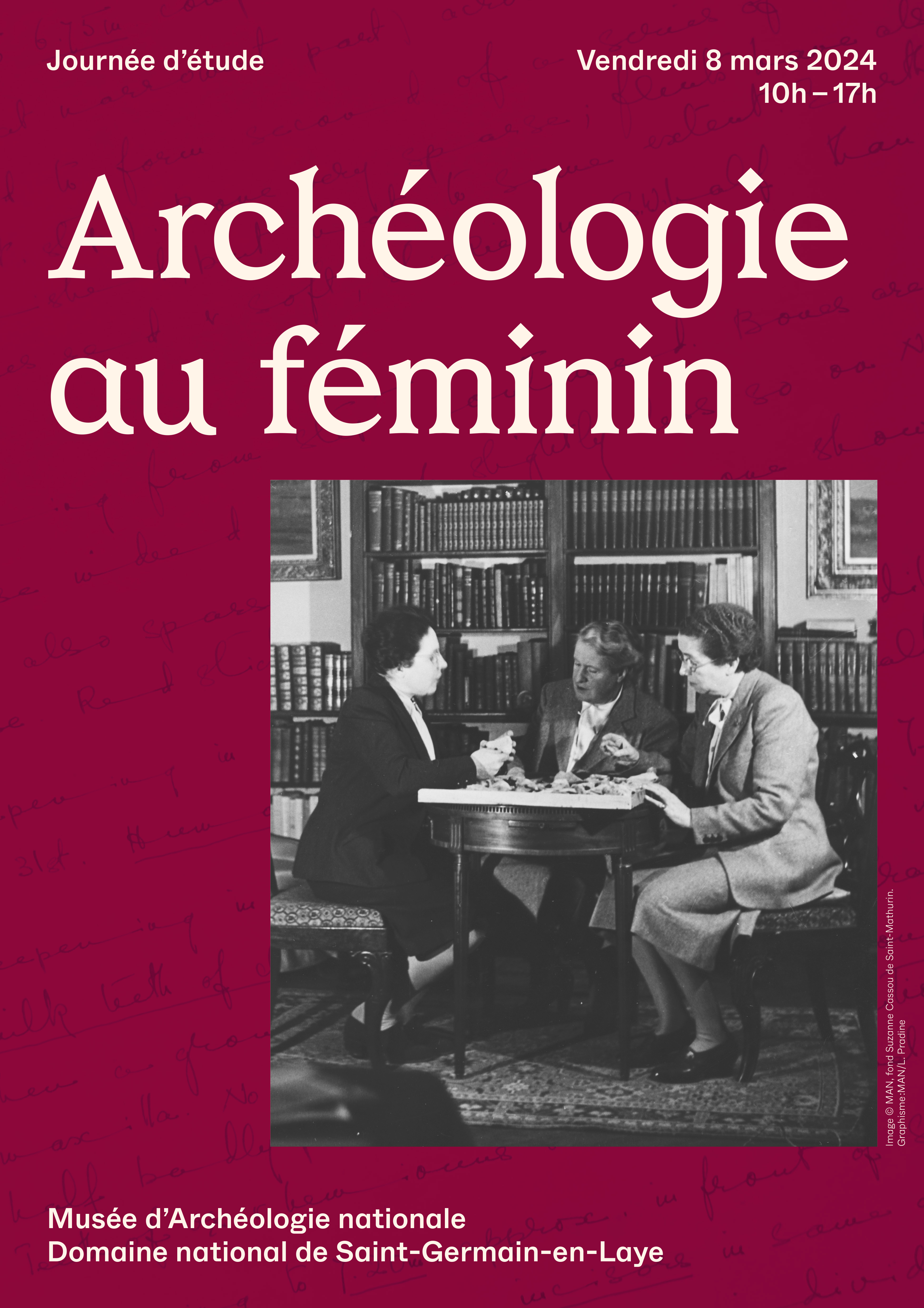 Affiche Archéologie au féminin