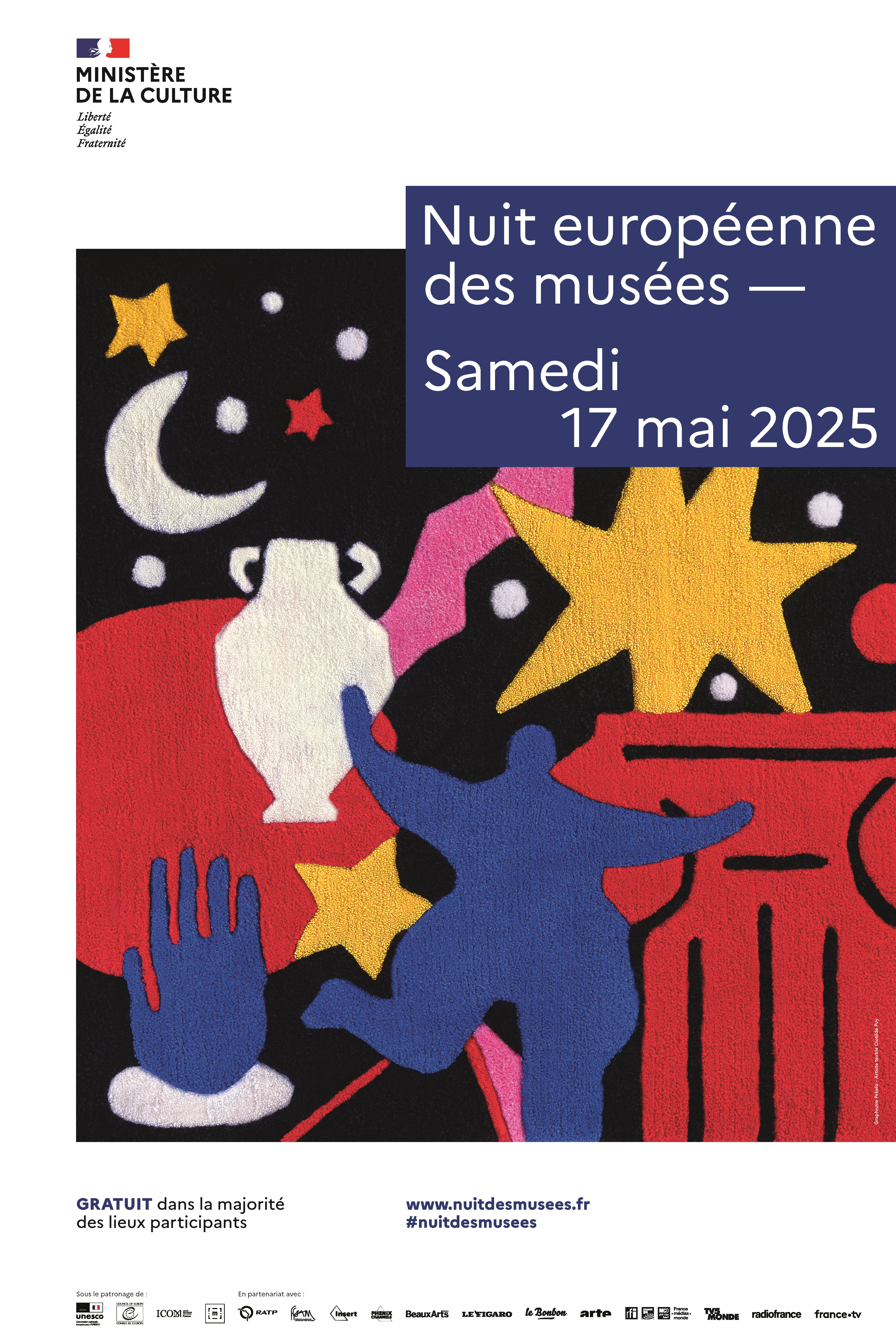 Affiche Nuit des musées 2025