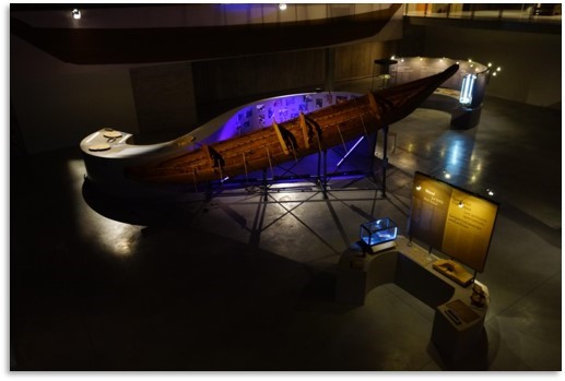 Présentation de la réplique du bateau