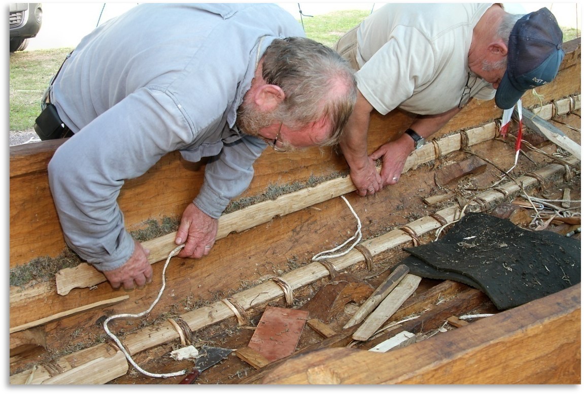 Calfatage de la réplique