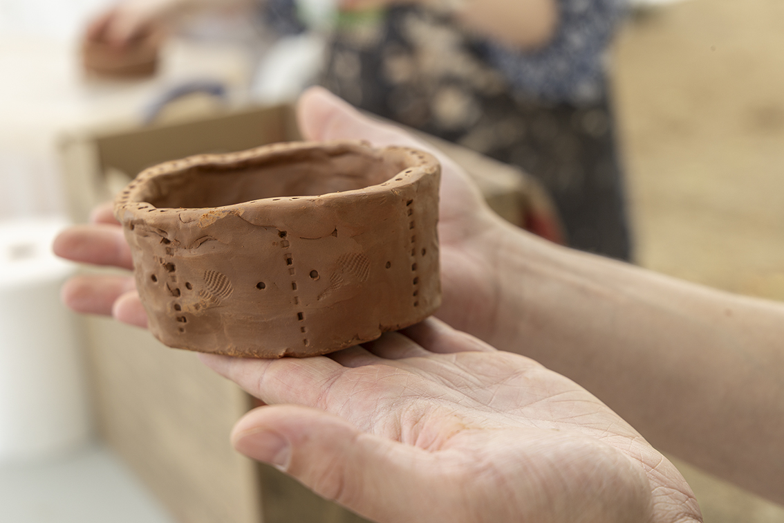 Atelier Dans la maison de l'âge du Bronze