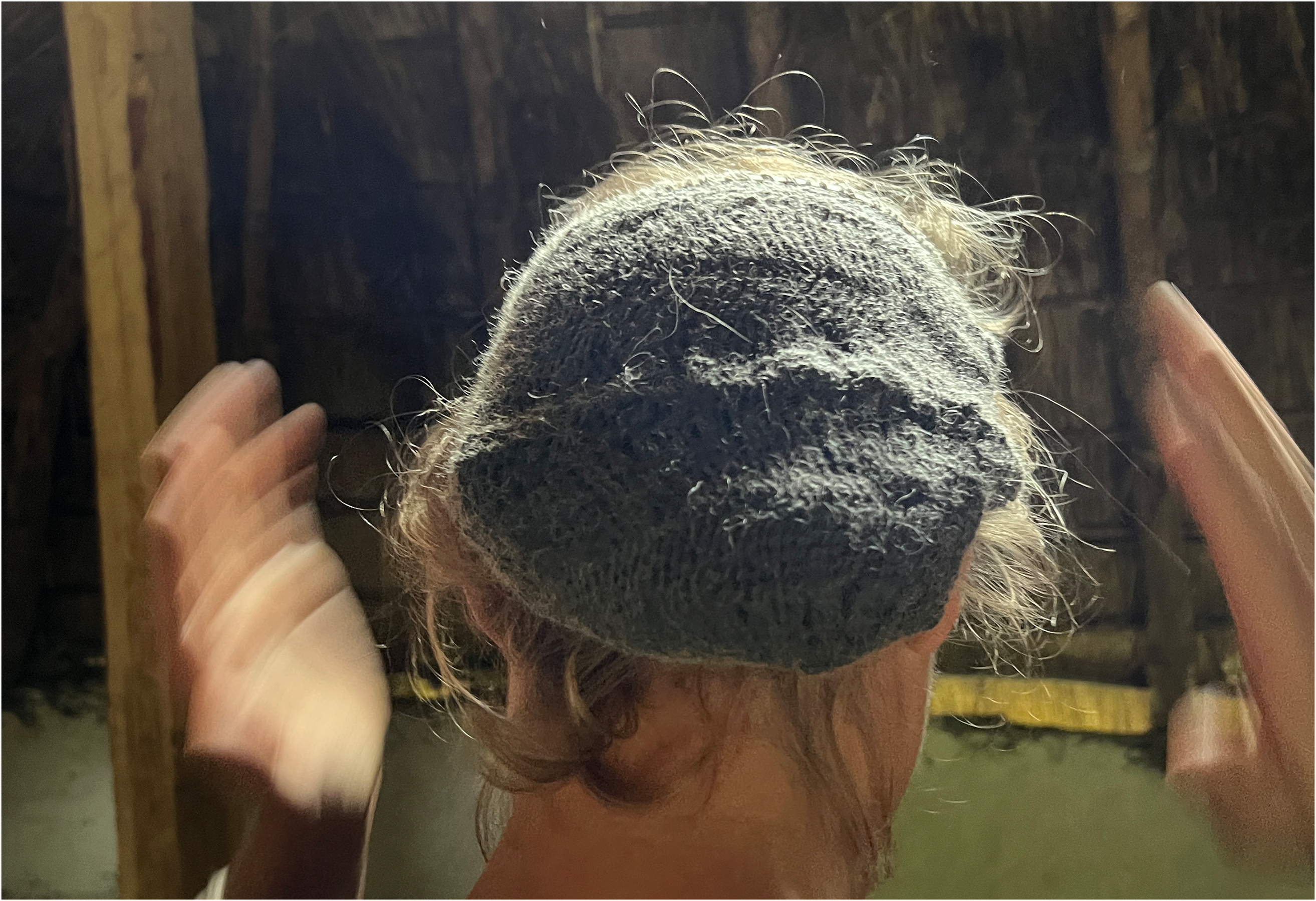 Reconstitution d’un filet de cheveux