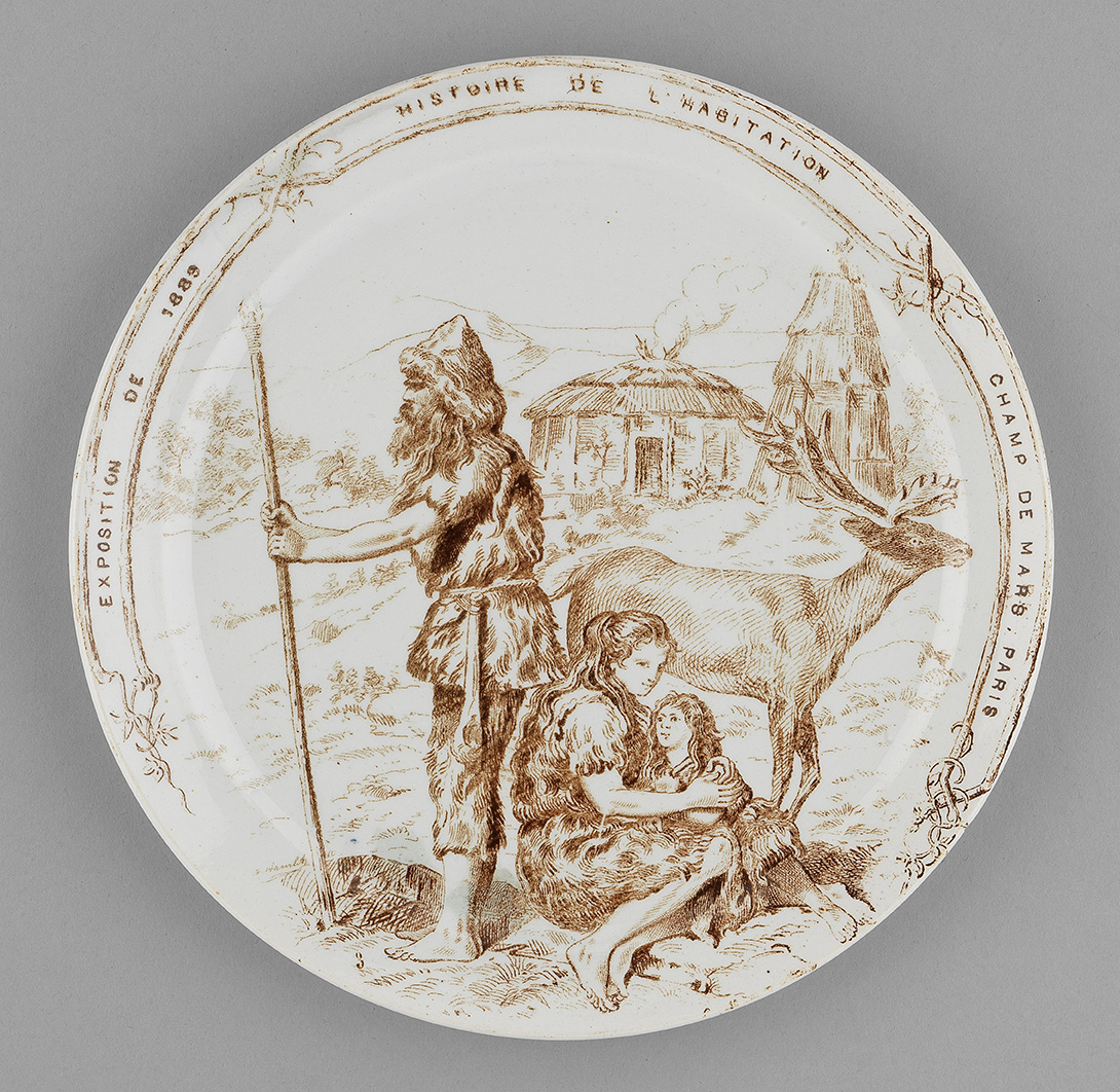 Assiette, série Histoire de l'habitation 2. Epoque de la pierre polie