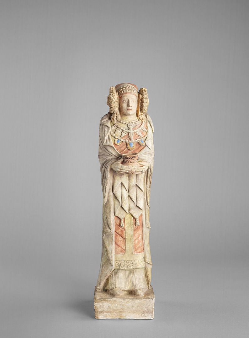 Réduction du modèle restitué de la Dame d'Elche