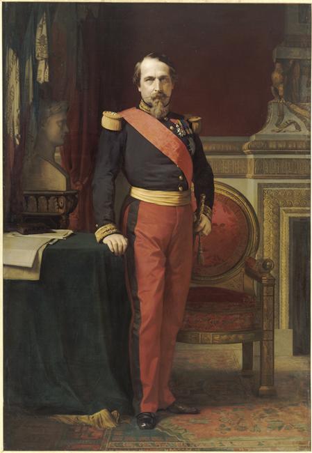 Portrait en pieds de Napoléon III