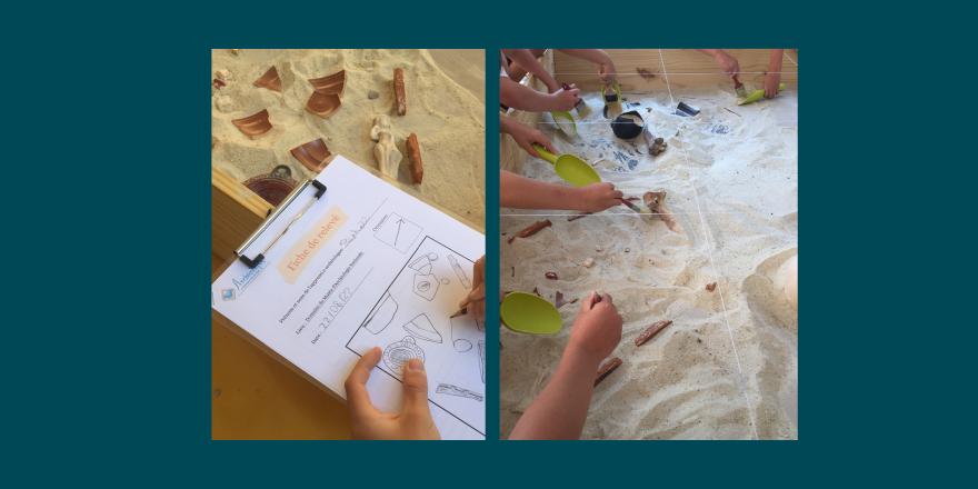 Bandeau atelier simulateur de fouille