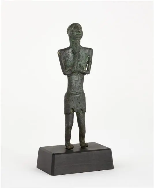 Statuette anthromorphe masculine